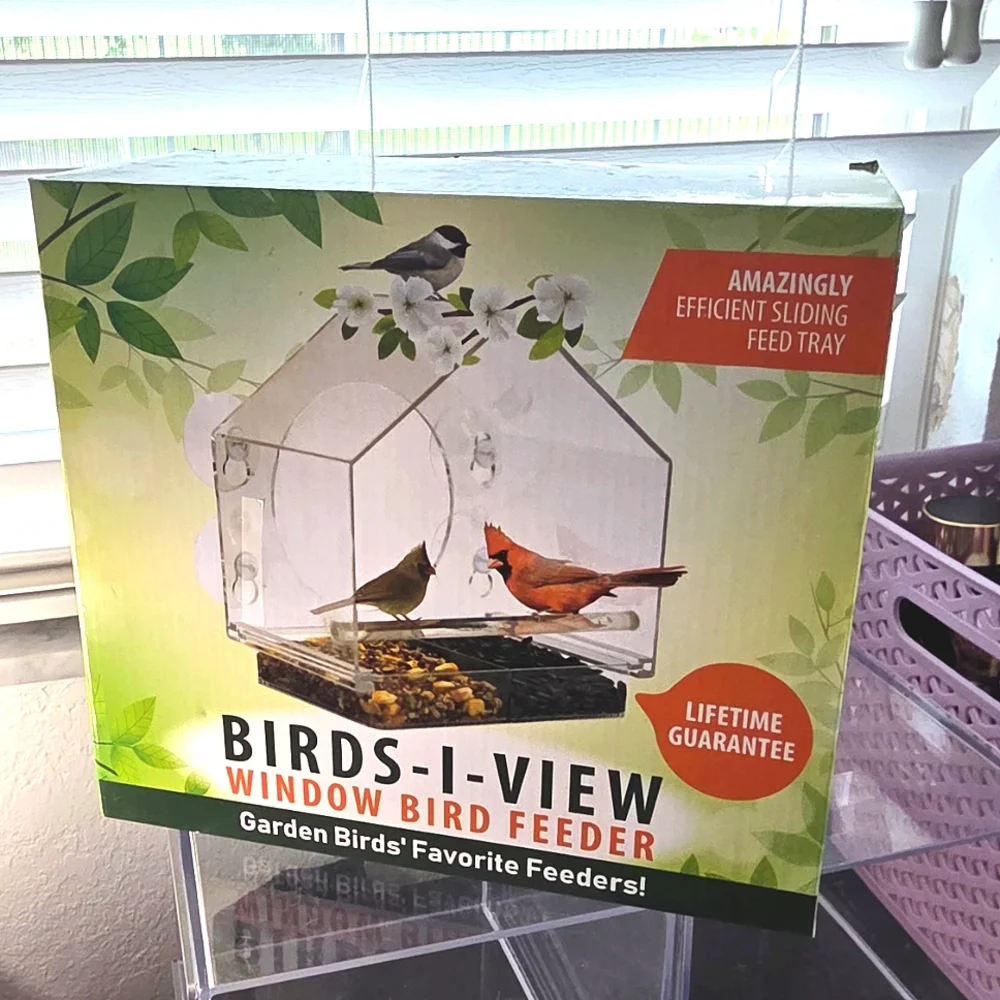 Bird's I View Window Bird Feeder